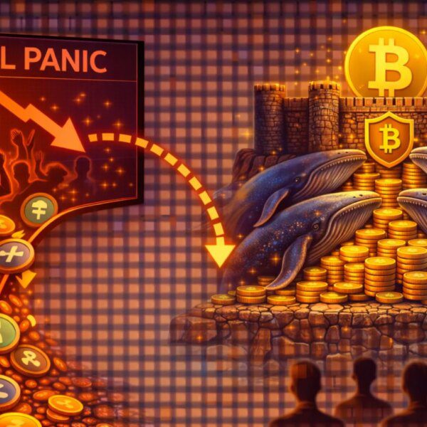 Crypto Whales Build A ‘Fortress Floor’ As Retail Panic Sells The Altcoin…