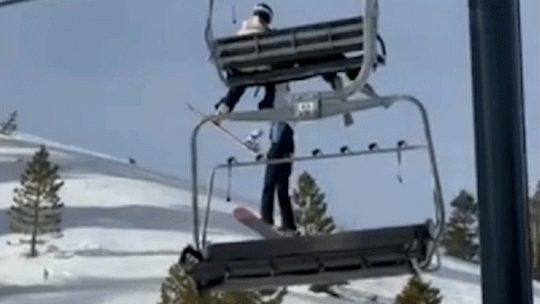 12-year-old woman falls from chairlift at California Mammoth Mountain ski resort