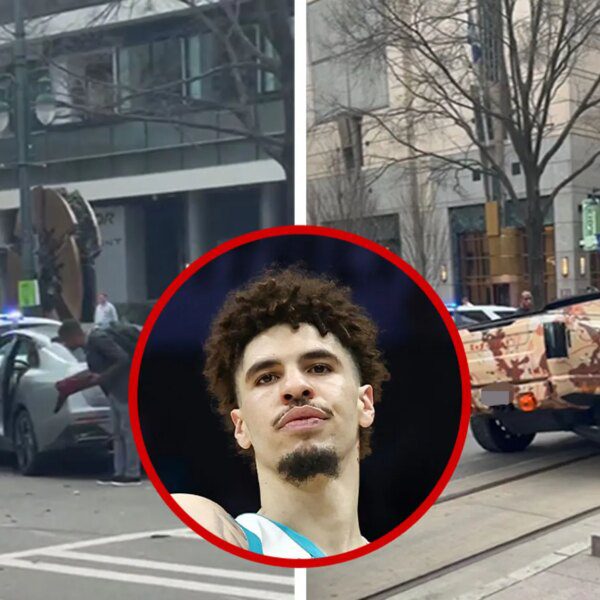 LaMelo Ball Damages Custom Hummer in Charlotte Car Crash