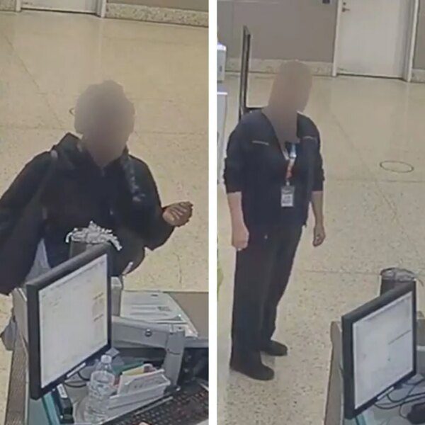 Woman Arrested After Tying Up Dog at Airport and Departing, on Video