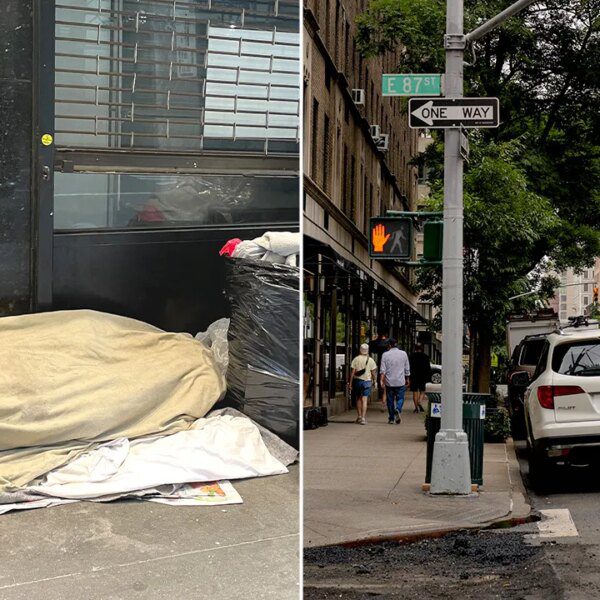 Upper East Side residents protest in opposition to proposed homeless shelter plan