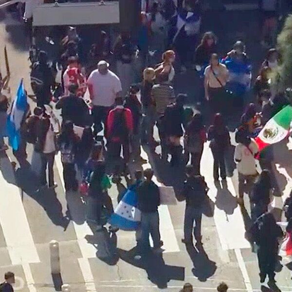 Federal agent injured in anti-ICE protest assault in downtown Los Angeles