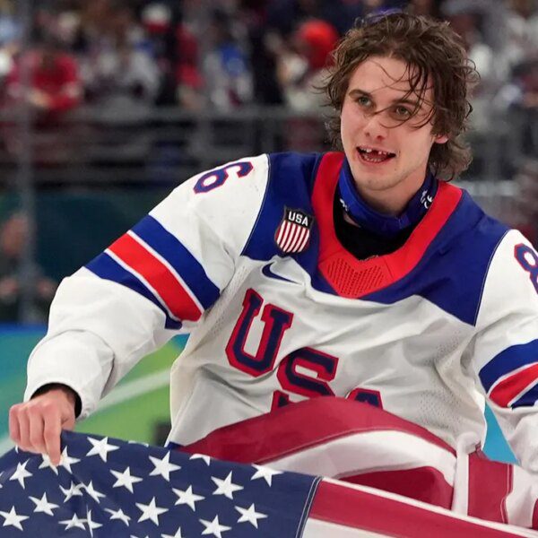 Team USA’s Jack Hughes offers patriotic message after profitable Olympic gold