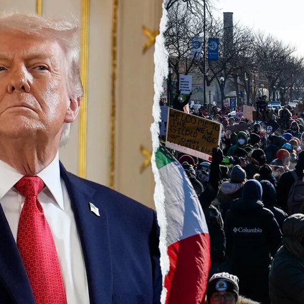 Trump ‘ask us’ doctrine defined as protests rage in far left states