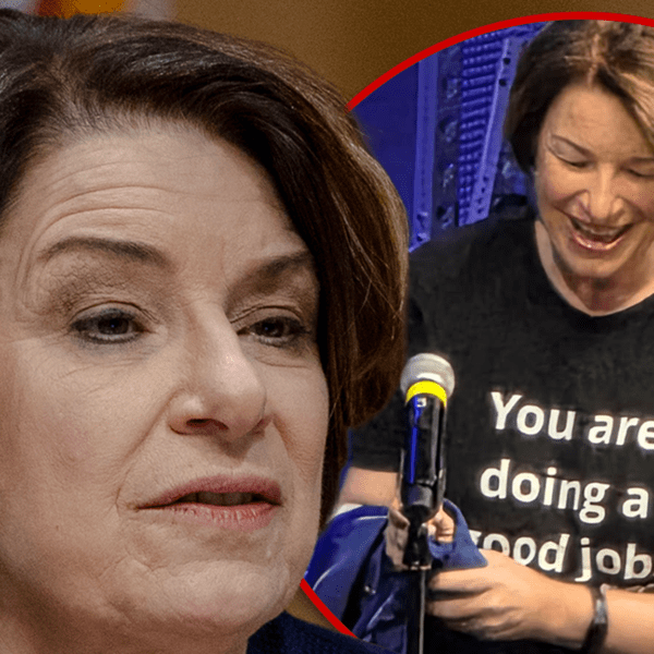 Senator Amy Klobuchar Wears ‘Good Job’ T-Shirt Amid Government Shutdown
