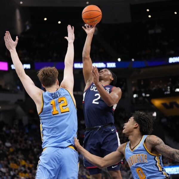 Top 25 roundup: 12-win Marquette downs No. 4 UConn in stunner