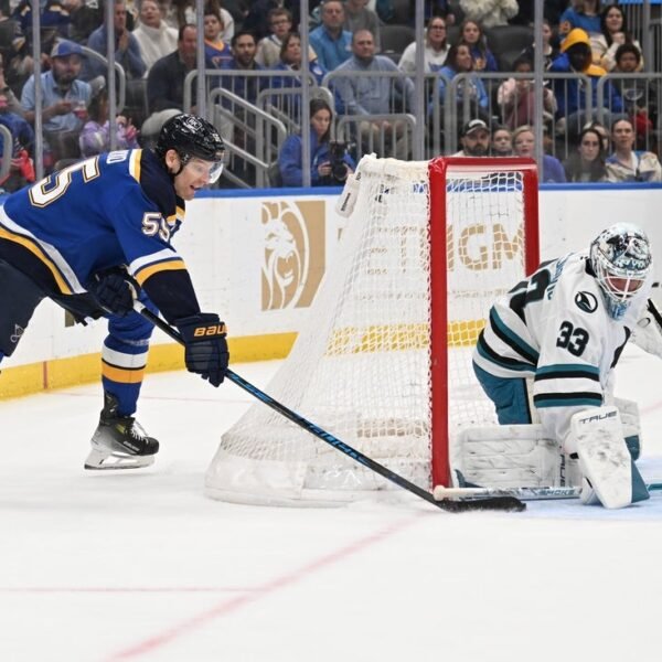 Blues sink Sharks in OT, transfer nearer to West wild-card spot