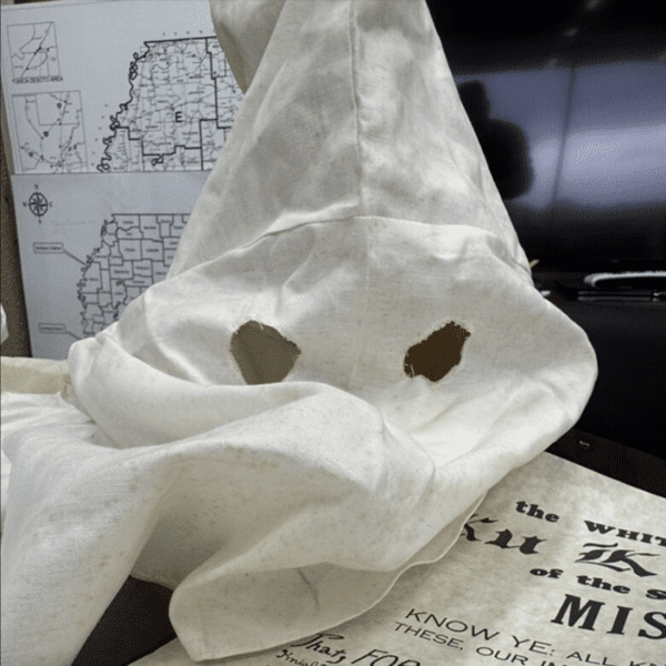Ku Klux Klan Artifacts Discovered in Mississippi Dept. of Public Safety Closet