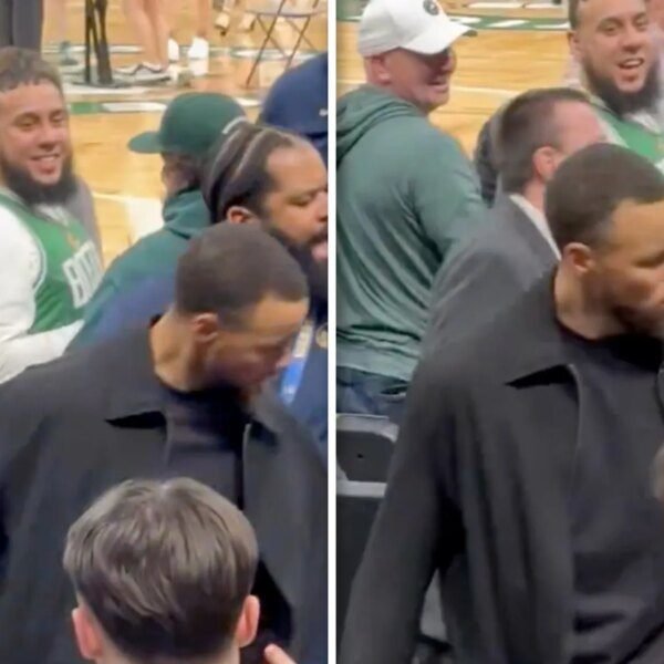 Steph Curry’s Arm Yanked By Celtics Fan During Game, Caught on Video
