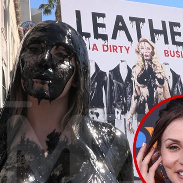 Bikini-Clad Courtney Stodden Gets Covered in Black Goo to Protest Leather, on&hellip;