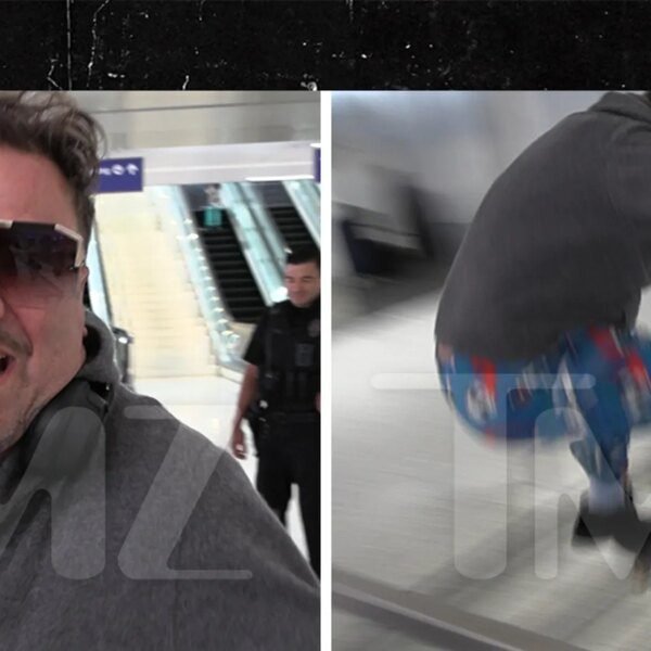 Bam Margera Tries to Ollie Over 8 Stairs at LAX, On Video