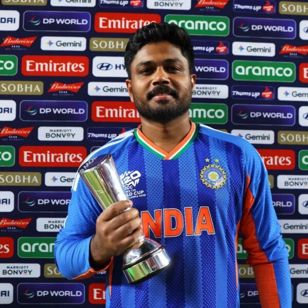 Sanju Samson sports activities conventional look throughout felicitation by Kerala CM after&hellip;