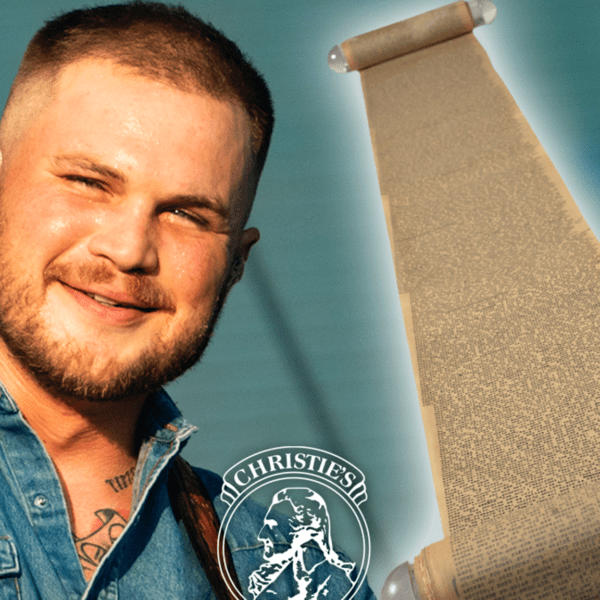 Zach Bryan Drops $12M on Jack Kerouac Manuscript Scroll at Jim Irsay&hellip;