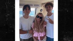 Britney Spears Hangs With Sons On a Yacht After Recent DUI Arrest