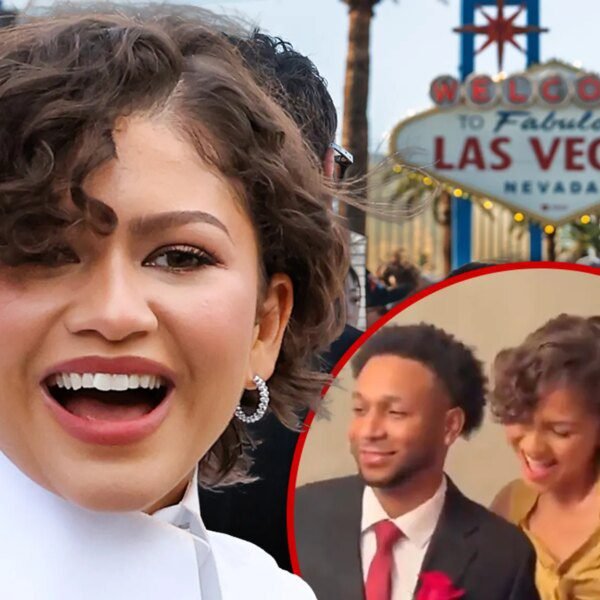Zendaya Serves As Official Witness at Wedding to Promote New Movie