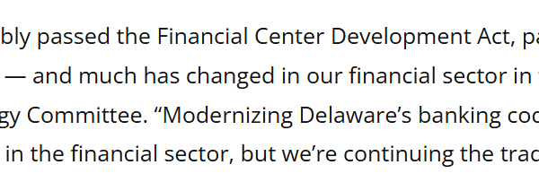 Stablecoins Face Tighter Rules As Delaware Unveils New Bill