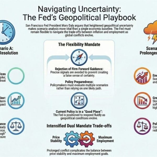 Fed’s Daly flags two financial paths as Middle East dangers cloud coverage…