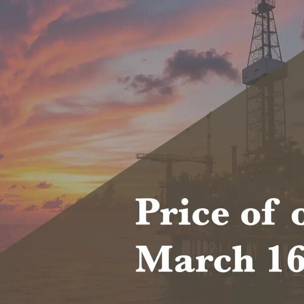 Current value of oil as of March 16, 2026