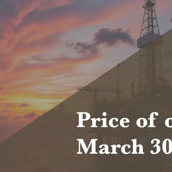 Current value of oil as of March 30, 2026