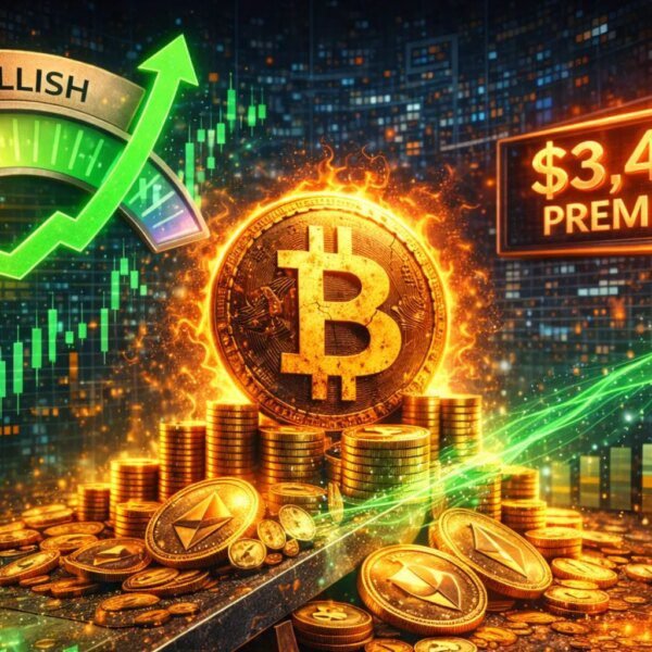 Bitcoin Enters Bull Regime As Taker Flow Surge Drives $3,400 Premium