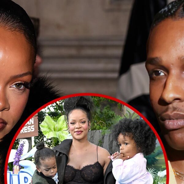 Rihanna Was at Home With Her 3 Kids During Shooting: Source