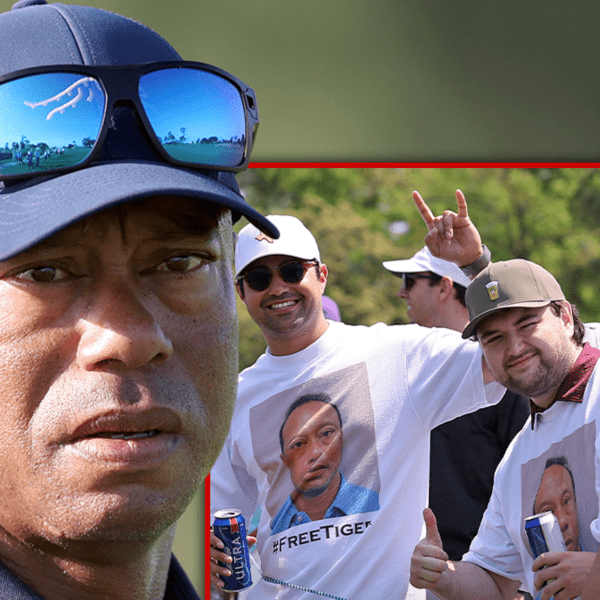Tiger Woods Receives Major Support From Golf Fans Wearing His Mug Shot