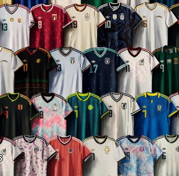 Adidas Brings ’90s Vibes to 25 New National Team Kits, Including 13…