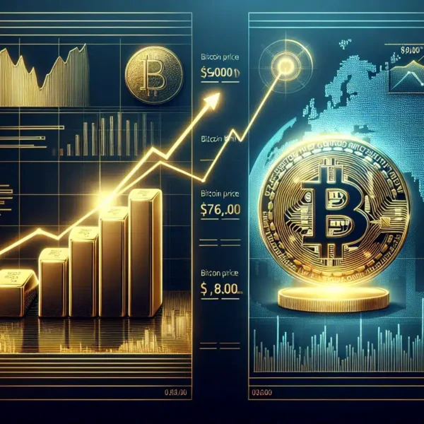 BTC USD Surges in Tandem with Gold