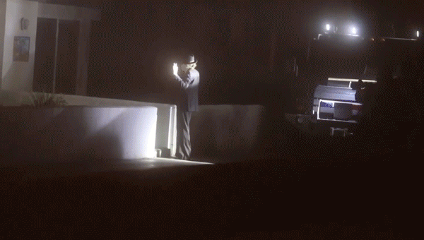 Bizarrely dressed suspect arrested as millionaire discovered useless in seashore house