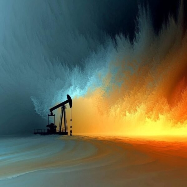 Oil settles close to the lows of the day, falling $5