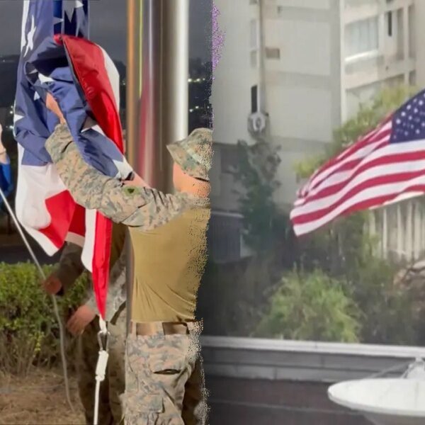 US flag raised at embassy in Venezuela for first time in 7…