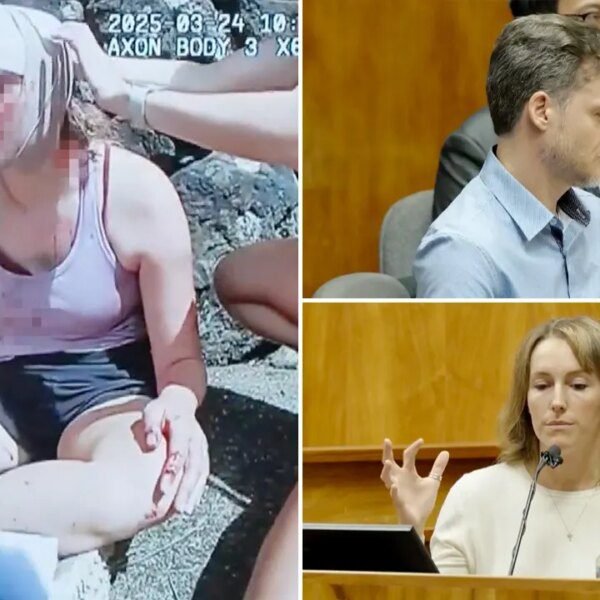 Maui homicide trial jury sees bodycam of bloodied hiker after alleged assault