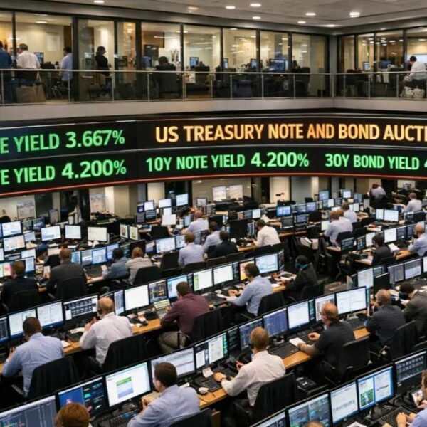 U.S. Treasury auctions off $22 billion of 30 12 months bonds at&hellip;