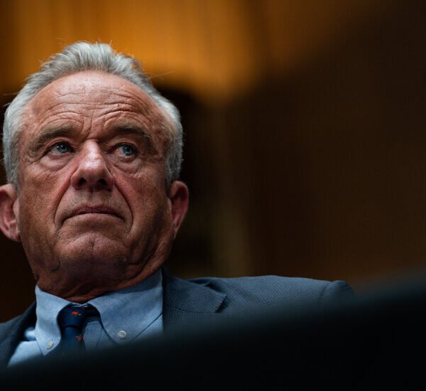 Combative, Defensive and Occasionally Contrite, Kennedy Walks a Fine Line