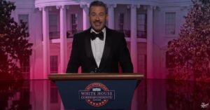 Jimmy Kimmel Roasts Trump at a Mock White House Correspondents’ Dinner