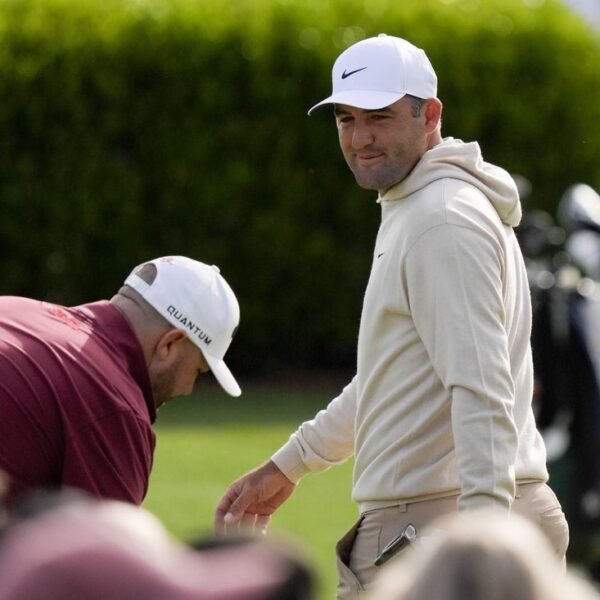 Realtor and golf novice Brandon Holtz making most of Masters moments