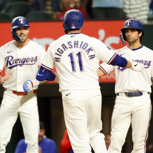 Kyle Higashioka’s homer helps Rangers prolong Mariners’ skid