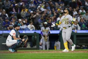 Mid-game homer barrage sparks Athletics’ rally vs. Mariners
