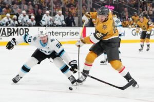 Logan Cooley lifts Mammoth previous Knights for Utah’s 1st playoff win