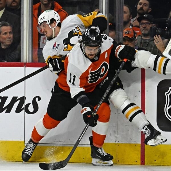 Strong second interval carries Flyers previous Penguins for 3-0 edge