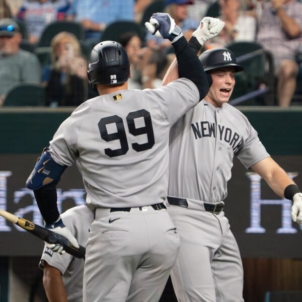 Aaron Judge hits eleventh homer, Ben Rice hits tenth as Yankees high&hellip;