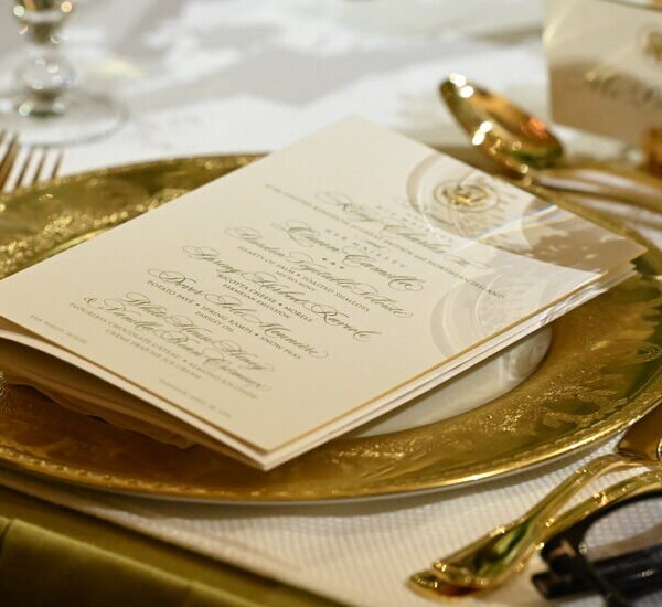 See the Menu for the British Royal State Dinner