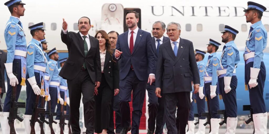 JD Vance begins talks with Iran in Pakistan whereas Trump claims U.S. has begun ‘clearing out’ Hormuz