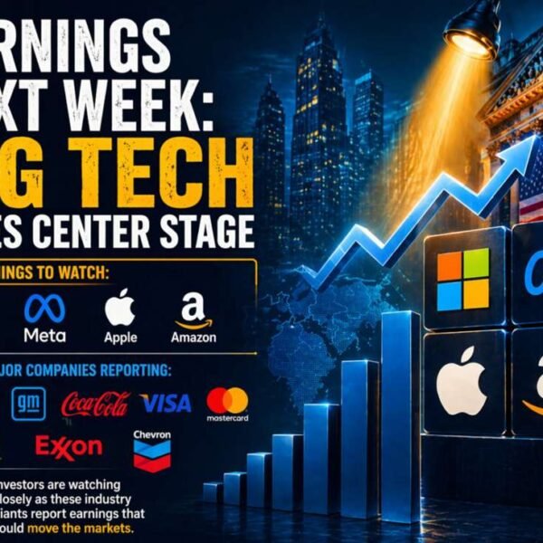 Earnings subsequent week: Big Tech takes middle stage