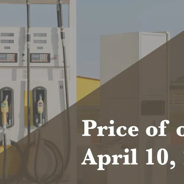 Current worth of oil as of April 10, 2026
