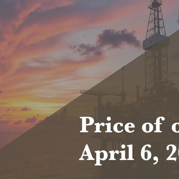 Current value of oil as of April 6, 2026