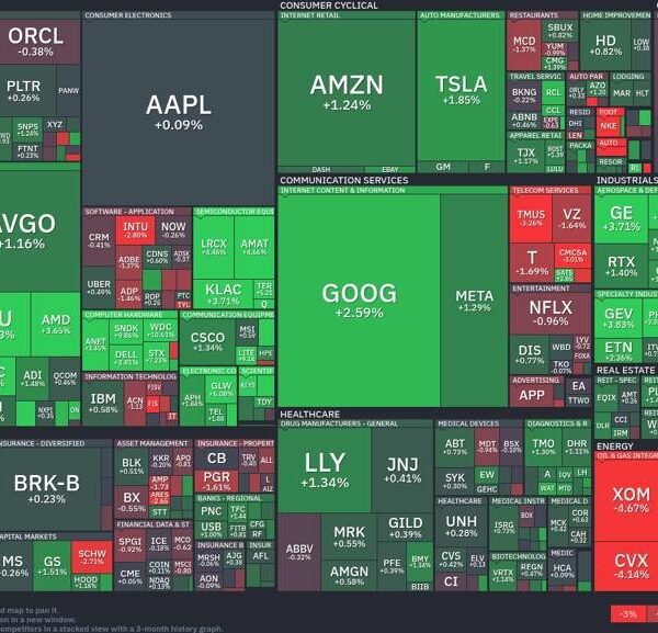 Tech sector rallies: Semiconductors rise whereas power struggles