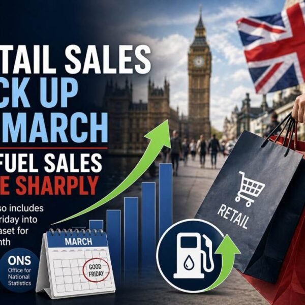 UK March retail gross sales +0.7% vs +0.1% m/m anticipated