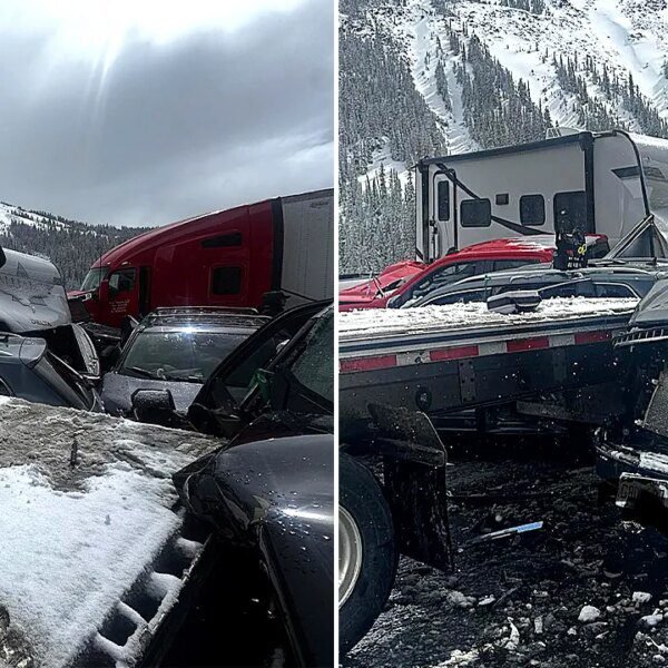 75-vehicle pileup shuts down I-70 close to Loveland Colorado