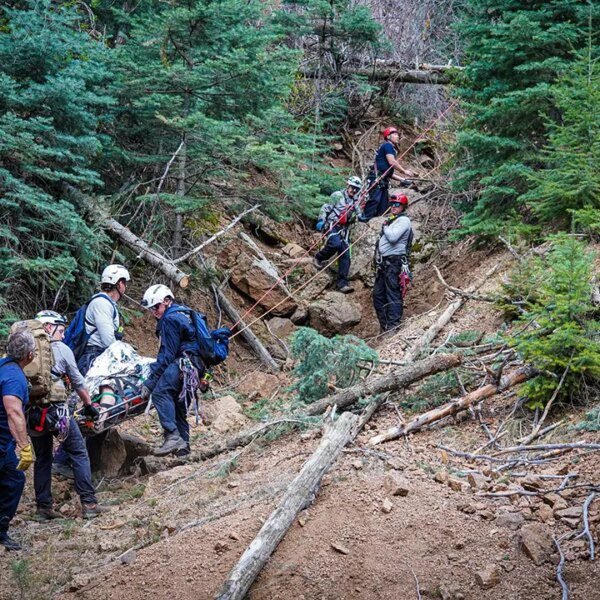 Colorado Springs climber rescued after 30-foot fall in 3-hour operation